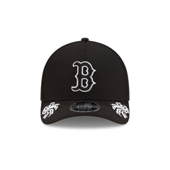 Boston Red Sox Script Black and White 9FORTY M-Crown A-Frame Snapback Hat
