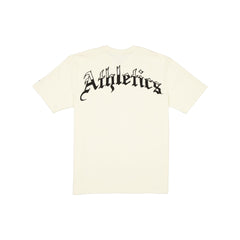 Athletics Gothic Lettering Chrome White T-Shirt
