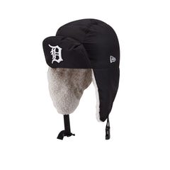 Alpha Industries x Detroit Tigers Black Puffer Trapper Hat