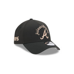 Atlanta Braves Gothic Lettering 9FORTY A-Frame Snapback Hat