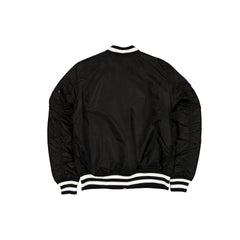 Alpha Industries x Baltimore Ravens Black MA-1 Bomber Jacket