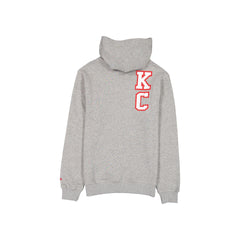 Kansas City Chiefs Heather Gray Varsity Hoodie
