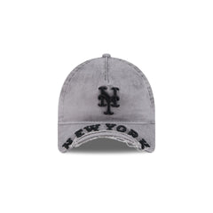 New York Mets Tonal Gray 9FORTY A-Frame Unstructured Cut-Off Visor Snapback Hat