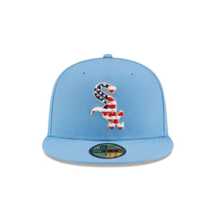 Chicago White Sox Red. White & Blue 59FIFTY Fitted Hat