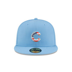 Chicago Cubs Red. White & Blue 59FIFTY Fitted Hat